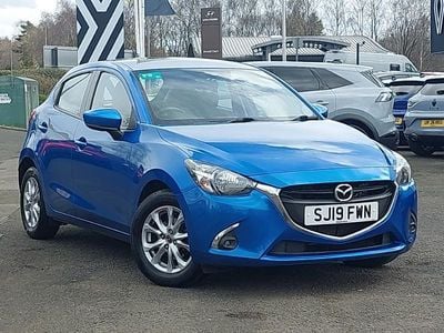 Used Mazda 2 75 HP (55 kW) 2019 Blue Hatchback