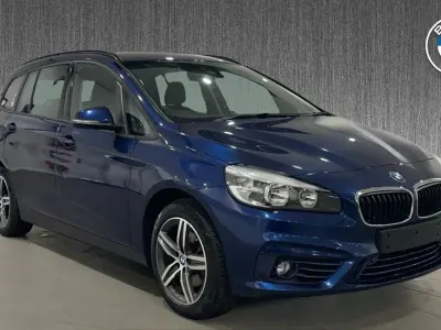 Used BMW 218 Gran Tourer Sport Line 134 HP (98 kW) 2015 Blue MPV