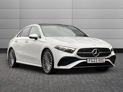 White Used 2023 Mercedes A200 AMG Line Premium Plus Sedan | £24,995 (Fair price)