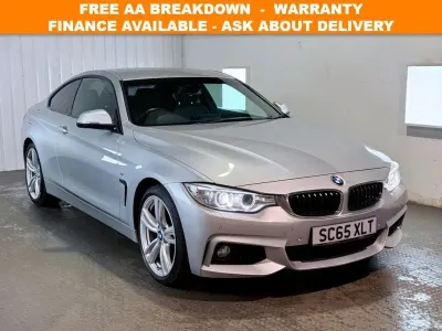 Used BMW 420 Coupé M Sport 190 HP (139 kW) 2015 Silver Coupe
