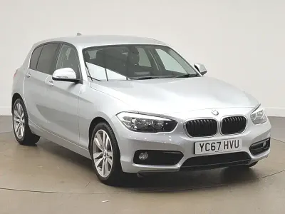 Used BMW 118 Sport Line 136 HP (100 kW) 2017 Silver Hatchback