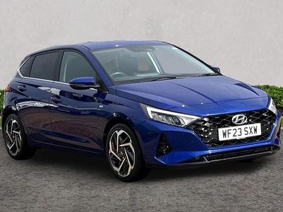 Used Hyundai i20 Premium 99 HP (72 kW) 2023 Blue Hatchback
