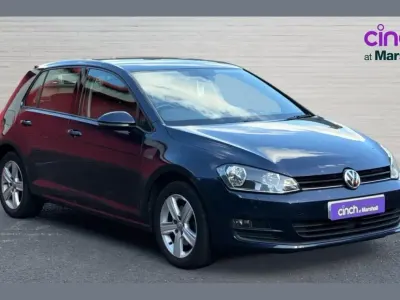 Used VW Golf VII Edition 123 HP (90 kW) 2017 Blue Hatchback