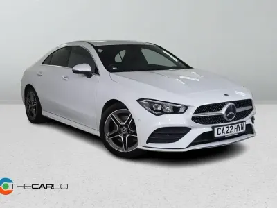 Usado Mercedes CLA220 AMG Line Premium 2022 Blanco Berlina
