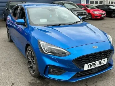 Used Ford Focus ST-Line X 125 HP (91 kW) 2019 Blue Hatchback