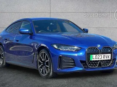 Used BMW i4 M Sport 250 kW (340 HP) 2023 Blue Sedan