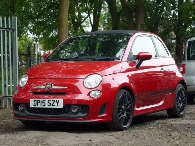 Used Abarth 500C 135 HP (99 kW) 2015 Red Cabriolet