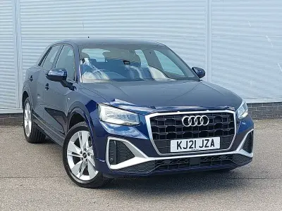 Used Audi Q2 S-Line 110 HP (80 kW) 2021 Blue SUV