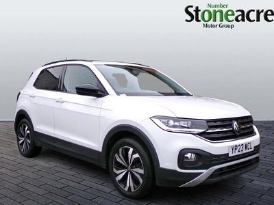 White Used 2023 VW T-Cross Black Edition SUV | £15,195 (Fair price)