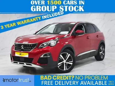 Second-hand Peugeot 3008 Allure 130 CP (95 kW) 2019 Roșu SUV