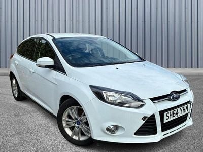 Used Ford Focus Titanium 2014 White Hatchback