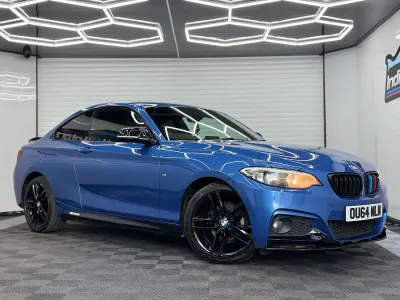 Used BMW 218 M Sport 2014 Blue Coupe