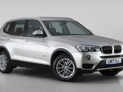 Used BMW X3 190 HP (139 kW) 2017 Silver SUV