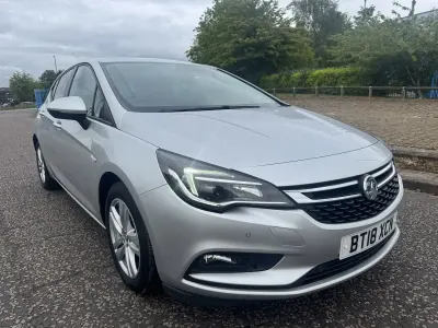 Used Vauxhall Astra 110 HP (80 kW) 2018 Silver Hatchback