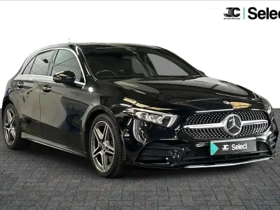 Used Mercedes A220 AMG line 187 HP (137 kW) 2021 Black Hatchback
