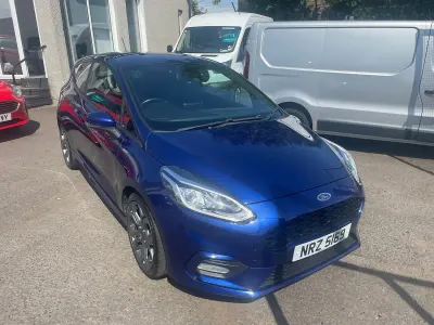 Used Ford Fiesta ST-Line 100 HP (73 kW) 2018 Blue Hatchback