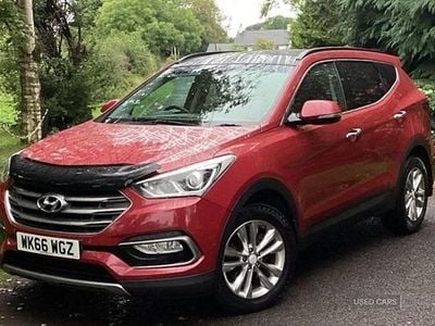 Red Used 2016 Hyundai Santa Fe Premium SUV | £8,995 (Fair price)