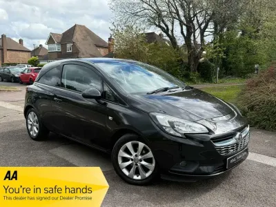 Used Vauxhall Corsa 75 HP (55 kW) 2017 Black Hatchback