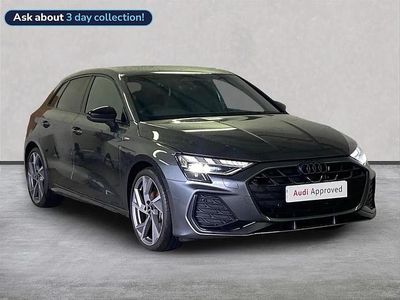 Used Audi A3 Black Edition 150 HP (110 kW) 2025 Grey Hatchback