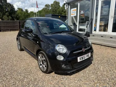 Used Fiat 500 S 69 HP (50 kW) 2015 Black Hatchback