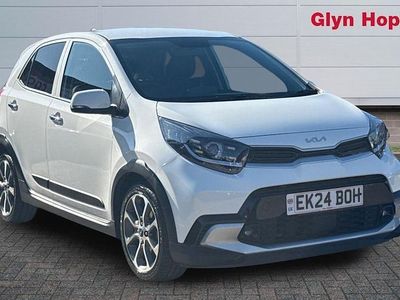 Begagnad Kia Picanto X-Line 67 HK (49 kW) 2024 Vit Halvkombi