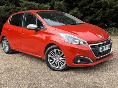 Used Peugeot 208 Allure 82 HP (60 kW) 2017 Orange Hatchback