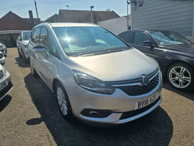 Used Vauxhall Zafira 140 HP (102 kW) 2018 Silver MPV
