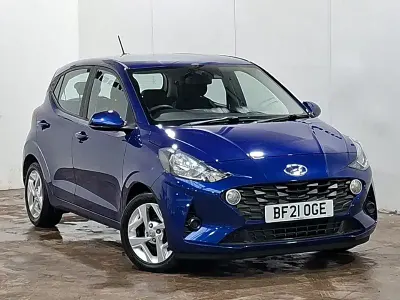 Used Hyundai i10 SE 84 HP (61 kW) 2021 Blue Hatchback