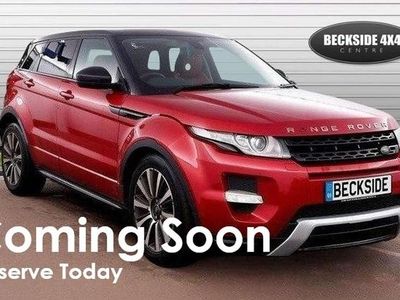 Used Land Rover Range Rover evoque Dynamic 2014 Red SUV