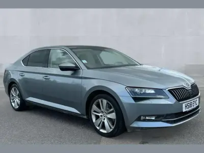 Used Skoda Superb SE L Executive 150 HP (110 kW) 2018 Business grey metallic Hatchback