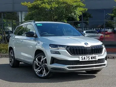 Used Skoda Karoq SportLine 150 HP (110 kW) 2025 Silver SUV