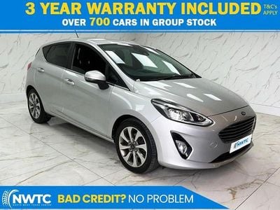 Begagnad Ford Fiesta Titanium 100 HK (73 kW) 2018 Silver Halvkombi