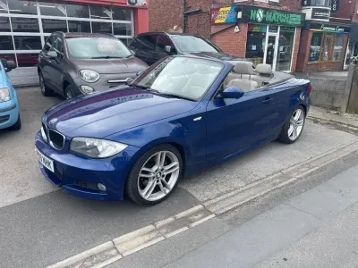 Used BMW 118 Cabriolet M Sport 2009 Blue Cabriolet
