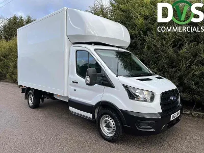 Used Ford Transit 130 HP (95 kW) 2022 White Cabriolet