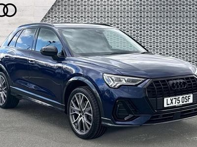 Used Audi Q3 Black Edition 150 HP (110 kW) 2025 Blue SUV