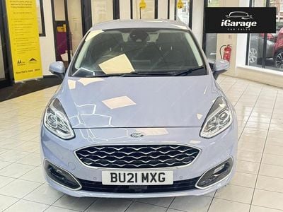 Used Ford Fiesta Vignale 125 HP (91 kW) 2021 Blue Hatchback