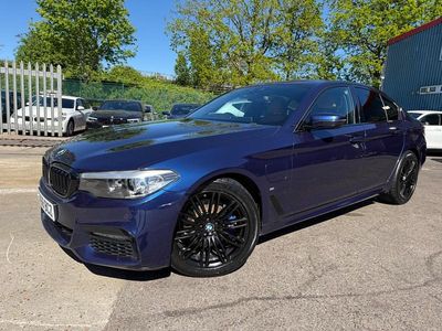 Begagnad BMW 530e M Sport 2018 Blå Sedan
