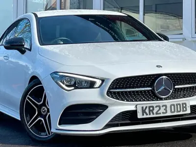 Used Mercedes CLA220 AMG Line Premium 190 HP (139 kW) 2023 White Sedan
