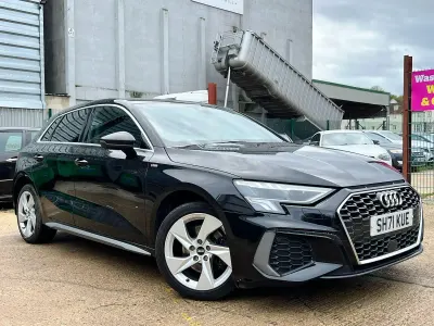 Used Audi A3 e-tron S-Line 204 HP (150 kW) 2021 Black Hatchback