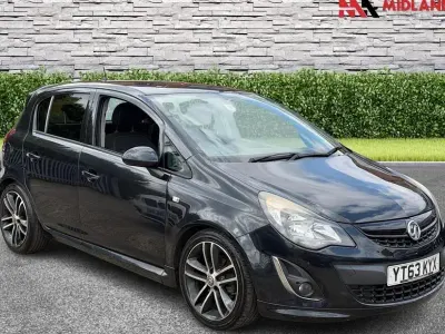 Used Vauxhall Corsa Edition 100 HP (73 kW) 2013 Black Hatchback