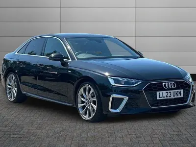 Used Audi A4 S-Line 150 HP (110 kW) 2023 Black Sedan