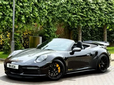 Used Porsche 911 Turbo S Cabriolet 650 HP (478 kW) 2021 Black Cabriolet