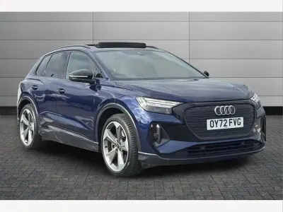 Used Audi Q4 e-tron Advanced 150 kW (204 HP) 2022 Blue SUV