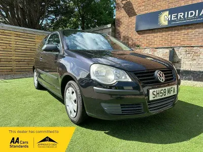 Used VW Polo 60 HP (44 kW) 2008 Black Hatchback