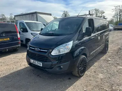 Used Ford Transit Custom Limited 125 HP (91 kW) 2015 Black Van