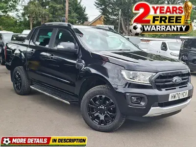 Used Ford Ranger Wildtrack 2020 Black Pickup