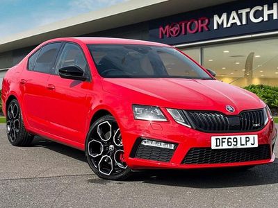 Used Skoda Octavia vRS 245 HP (180 kW) 2019 Red Hatchback