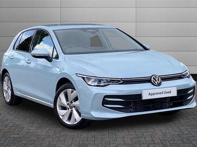 Crystal ice blue New 2025 VW Golf VIII Match Hatchback | £28,450 (Fair price)