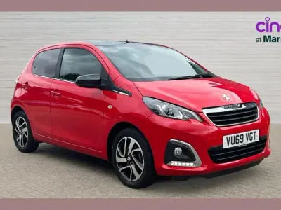 Used Peugeot 108 Allure 72 HP (52 kW) 2019 Red Hatchback