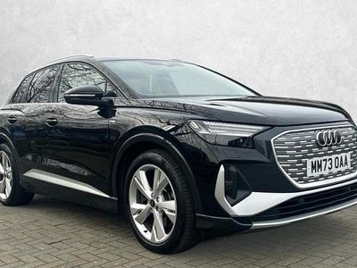 Used Audi Q4 e-tron S-Line 150 kW (204 HP) 2023 Black SUV